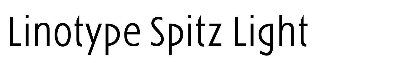 Linotype Spitz Light